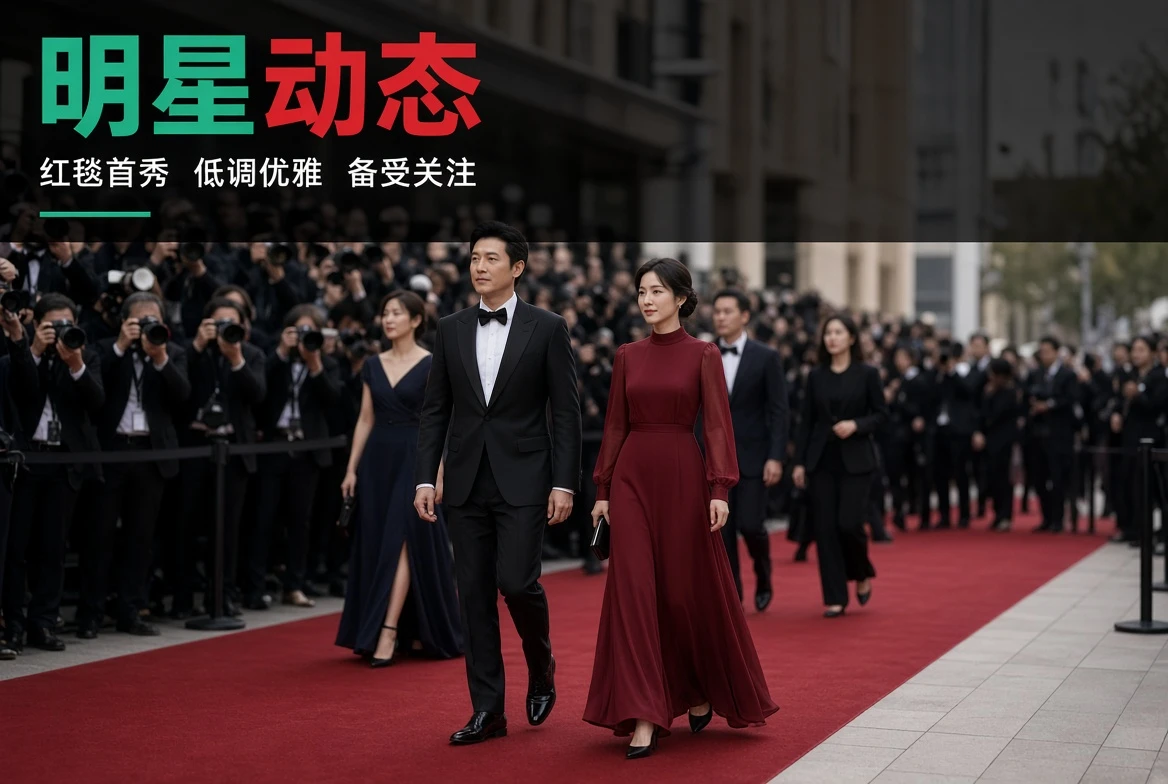 明星公开活动与镜头表现主题